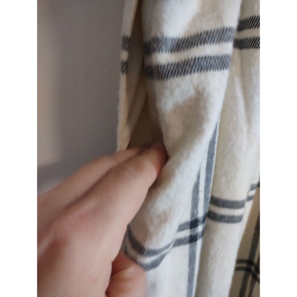 Vineet Bahl Women's XL White Black Plaid Skirt Anthro MSRP $158 Embroidered Art - Picture 6 of 12